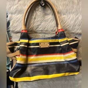 Kate Spade Vibrant Striped Shoulder Bag